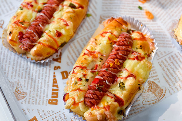 山东新东方烘焙作品-咸面包